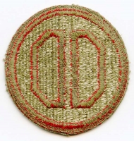 WWII Green Back Patch for US Army 31st (aka "Dixie") Division