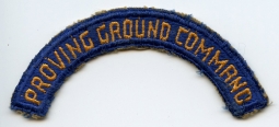 WWII USAAF Proving Ground Command Shoulder Arc