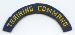 WWII USAAF Training Command Arc on Wool Felt