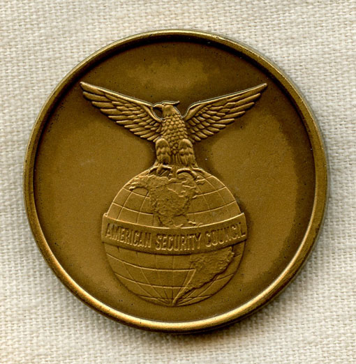 1950's American Security Council (ASC) Member Token: Flying Tiger ...