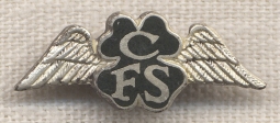 WWII Clover Flying School Graduate Lapel Pin