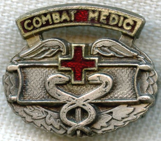 Great WWII Combat Medic Lapel Pin<p> NO LONGER AVAILABLE: Flying Tiger  Antiques Online Store