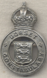 World War II-Era Dorset, England  Constabulary Badge