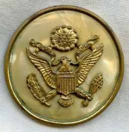 Large WWII US Army Sweetheart Pin with Celluloid