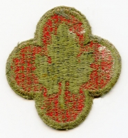 WWII Green Back Patch for US Army 43rd Division (aka "Winged Victory")