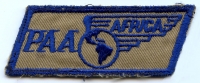 Early WWII Pan Am Airways (PAA) Africa Ferry Pilot Uniform Pocket Patch in Light Blue