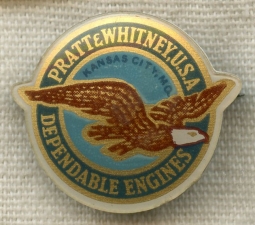 WWII Pratt & Whitney Pin by Whitehead & Hoag