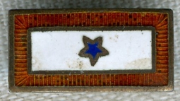 Gilt Sterling WWII Son-in-Service Pin with Safety-Style Pin