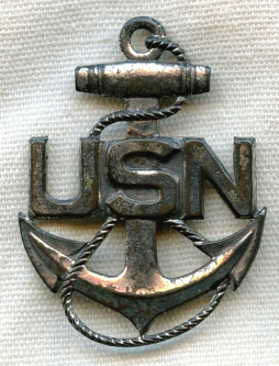 Nice Sterling Anchor US Navy Sweetheart Pin