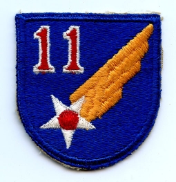 WWII USAAF 11th Air Force Patch Unworn