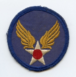 WWII USAAF Headquarters Shoulder Patch in 2-Color Twill