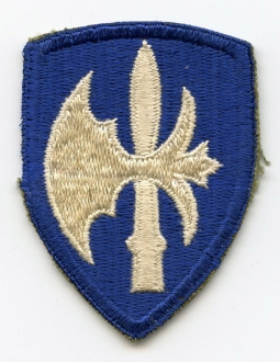 WWII United States Army 65th Division Battle-Axe Division Shoulder Patch