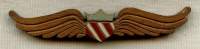 WWII Wooden US Aviation Sweetheart Wing