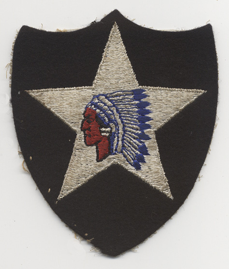 WWII Wool Shoulder Patch for US Army 2nd Infantry Division: Flying ...