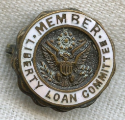 WWI Liberty Loan Committee Member Lapel Pin