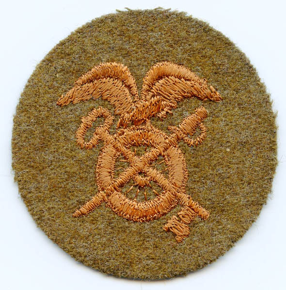 WWI US Army PFC Sleeve Rate for Quartermaster Corps (QMC) Embroidered ...