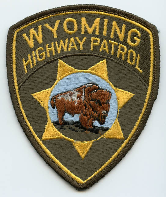 1980's Wyoming Highway Patrol Uniform Patch: Flying Tiger Antiques ...