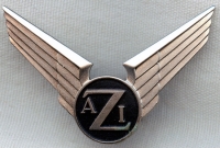 Circa 1970 Zantop International Airlines (ZIA) Pilot Hat Badge 3rd Issue NO LONGER AVAILABLE