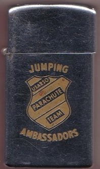 1973 USARSO Parachute Team Zippo Lighter<p> NO LONGER AVAILABLE